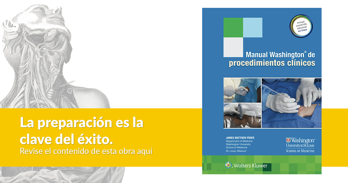 Libro Manual Washington de procedimientos clínicos 1era edición en Campus