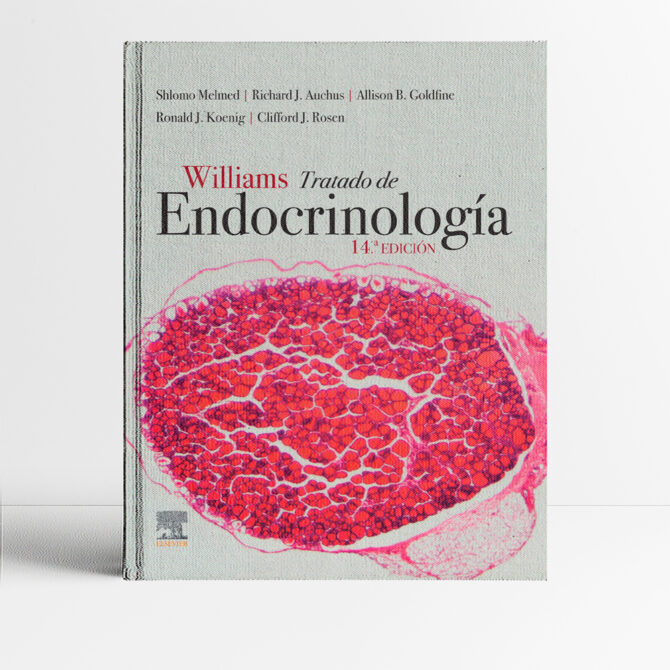 Portada del libro Williams Tratado de endocrinología 14a edición