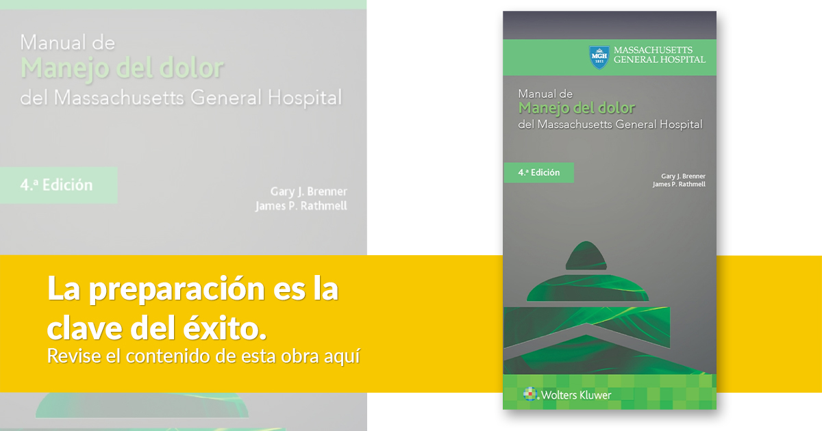 Libro Manual de manejo del dolor del Massachusetts General Hospital 4a