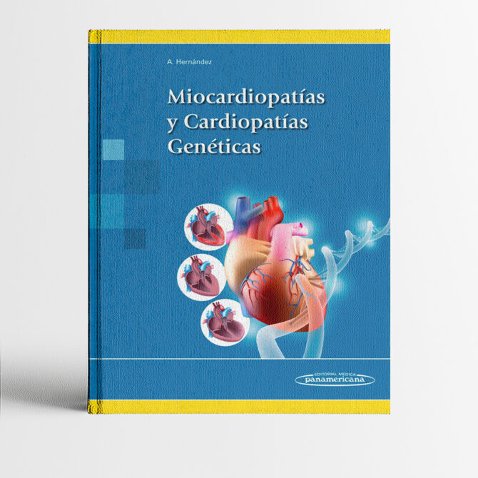 Portada del libro Miocardiopatías y Cardiopatías Genéticas 1era edición - Hernandez