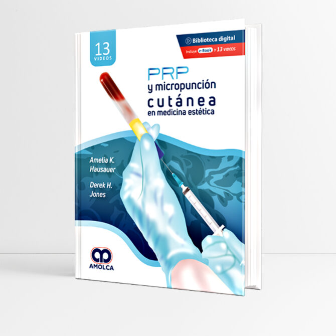 Portada de libro PRP Y Micropunción Cutánea en Medicina Estética 1era edición