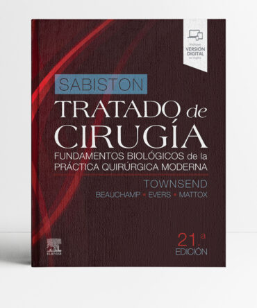 Portada del libro Sabiston Tratado de cirugía 21era edicion - Townsend