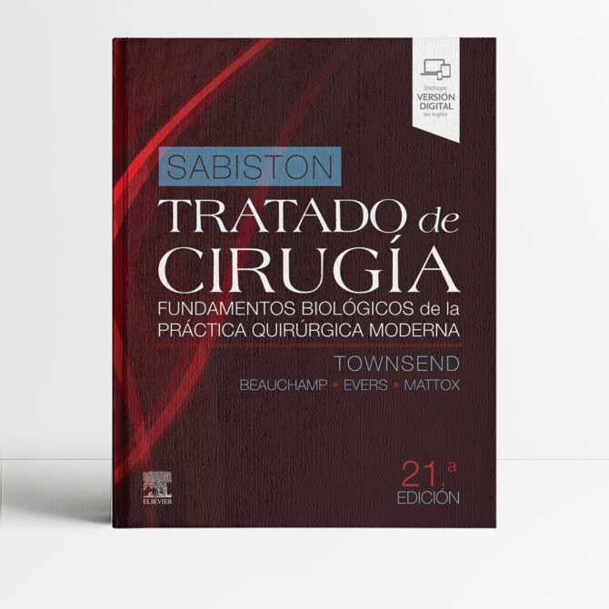 Portada del libro Sabiston Tratado de cirugía 21era edicion - Townsend