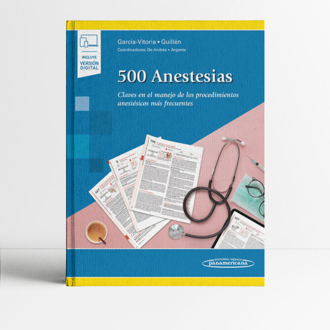 Portadas del libro 500 Anestesias 1era edición