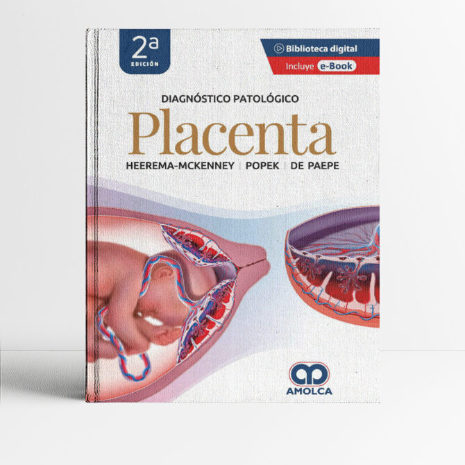 Portada de libro Diagnóstico patológico Placenta 2a edición