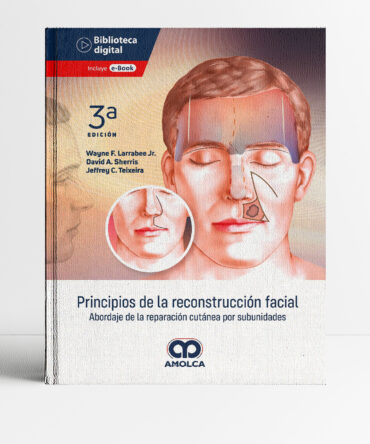Portada del libro Principios de la reconstrucción facial 3era edición