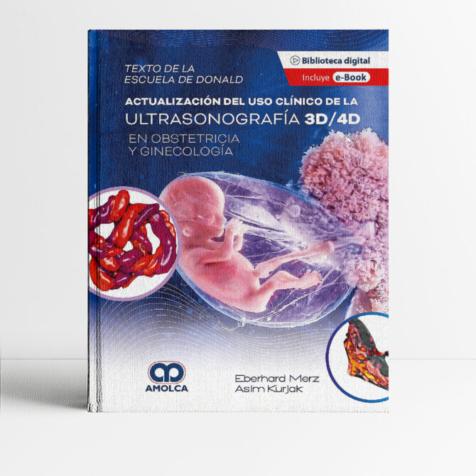 Portada del libro Actualización del uso clínico de la ultrasonografía 3D4D en obstetricia y ginecología