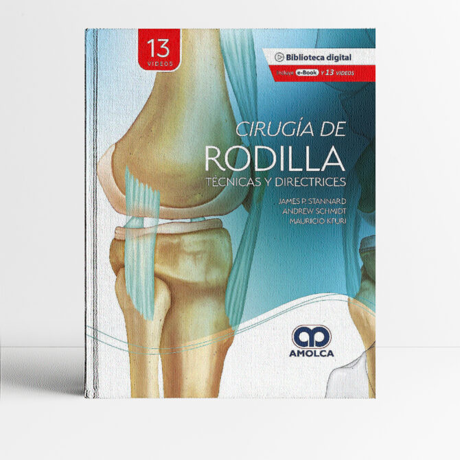 Portada del libro Cirugía de rodilla Técnicas y directrices 1era edición edición