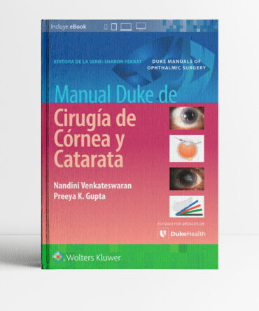 Portada del libro Manual Duke de cirugía de córnea y catarata 1era edición