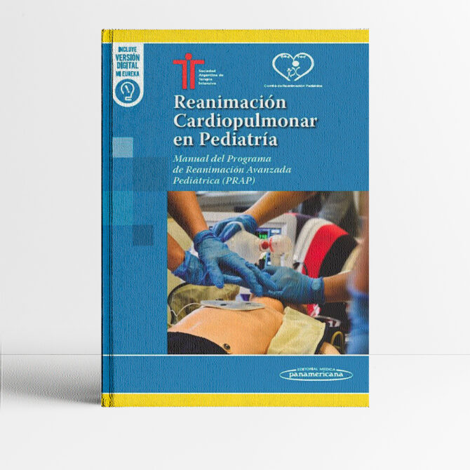 Portada del libro Reanimacion cardiopulmonar en pediatria - SATI