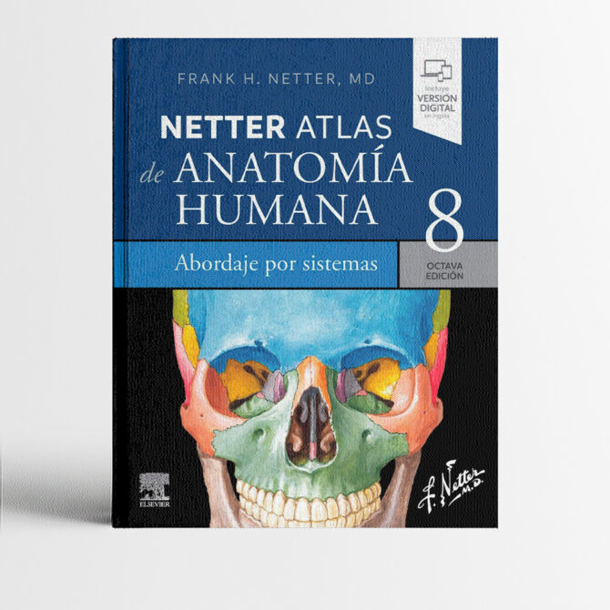 Portada del libro Netter Atlas de anatomía humana Abordaje por sistemas 8a Edición