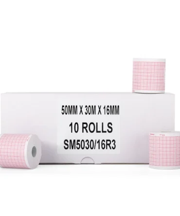 Caja por 10 Rollos de papel para ECG SONOMED SM5030/16R3