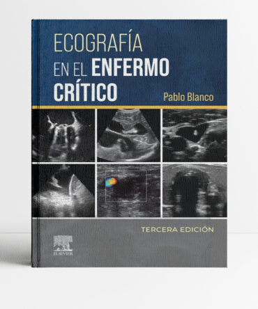 Portada del libro Ecografía en el enfermo crítico 3era edición- Blanco